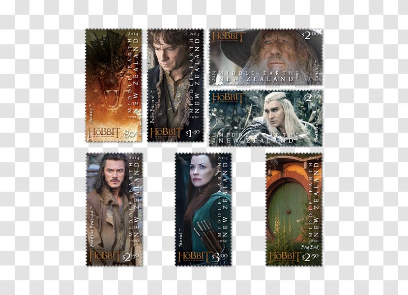 Postage Stamps Thranduil New Zealand The Hobbit First Day Of Issue - Philately Transparent PNG