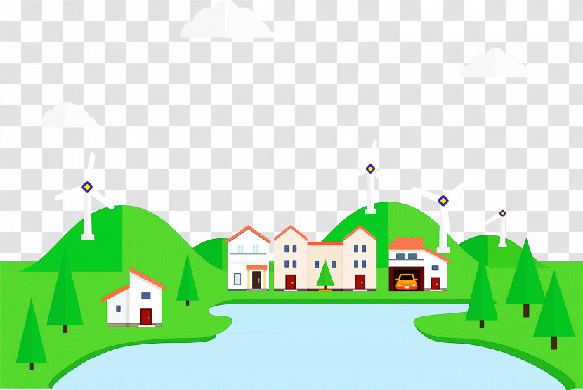 Eco Town Transparent PNG