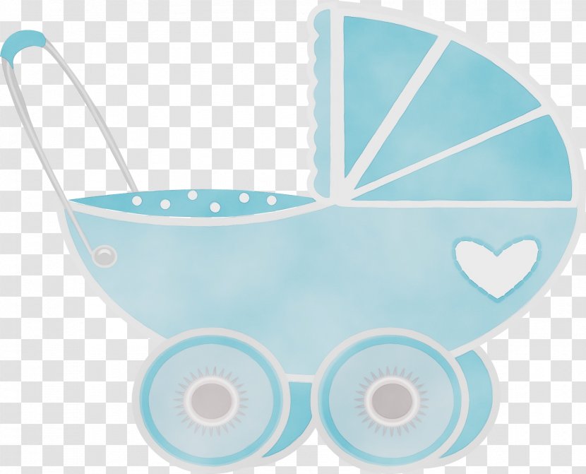 Aqua Turquoise Vehicle Baby Products Plastic - Tableware Transparent PNG