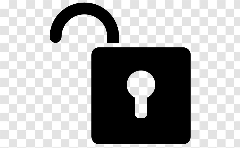 Lock Symbol Download - Silhouette - Padlock Transparent PNG