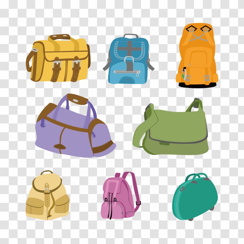 Bag Download Backpack - Shopping - Vector Material Transparent PNG