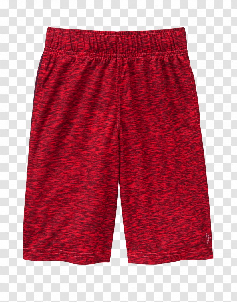 Trunks Bermuda Shorts Pants Maroon - Active Transparent PNG