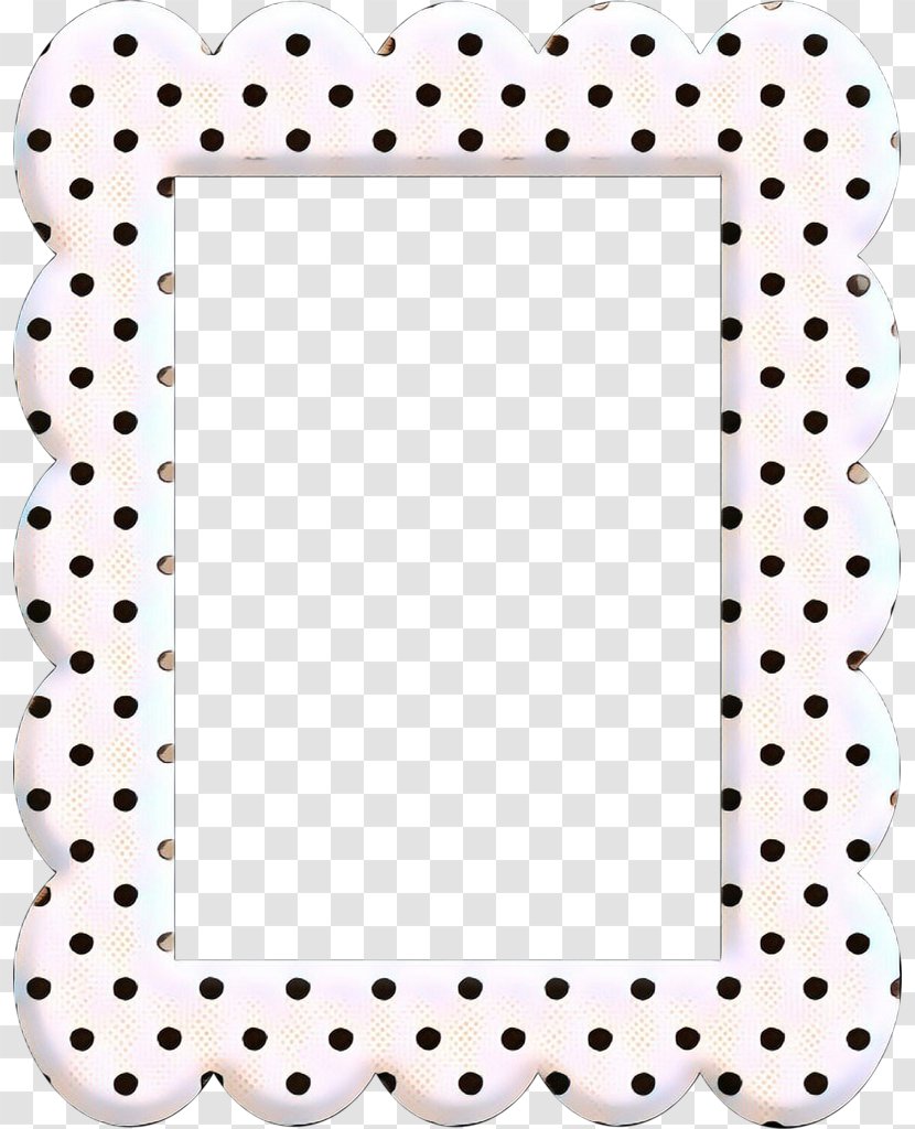 Polka Dot - Pop Art - Rectangle Picture Frame Transparent PNG