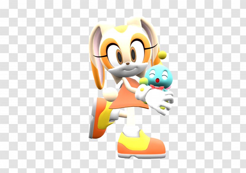 Cream The Rabbit Sonic Heroes Cheese Advance 2 - 3d - Vanilla Transparent PNG