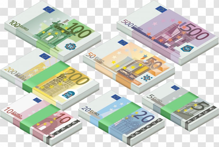 Euro Banknotes 100 Note 500 20 - Coin Transparent PNG