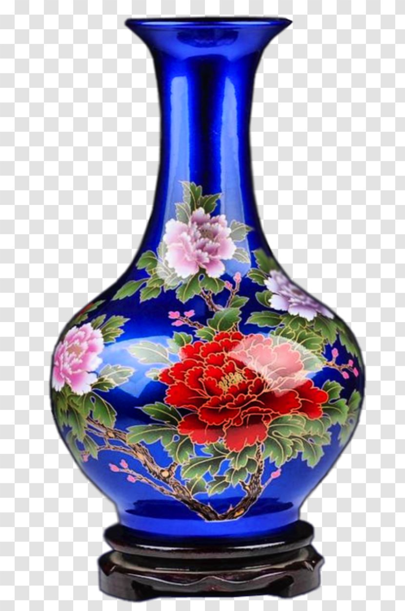 Jingdezhen Vase Porcelain Chinese Ceramics - Artifact Transparent PNG