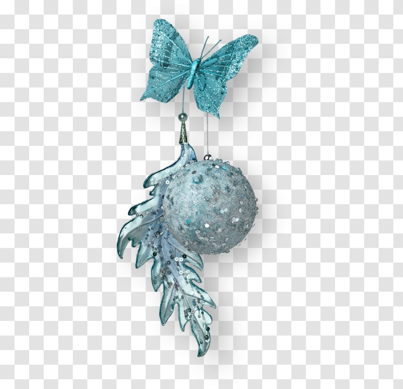 Butterfly Christmas - Color - Blue Transparent PNG