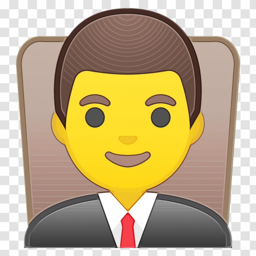 Emoji Smile - Man - Yellow Transparent PNG