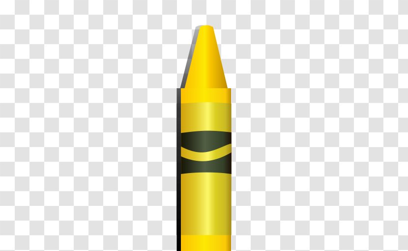 Yellow Crayon Drawing - Colored Pencil Transparent PNG