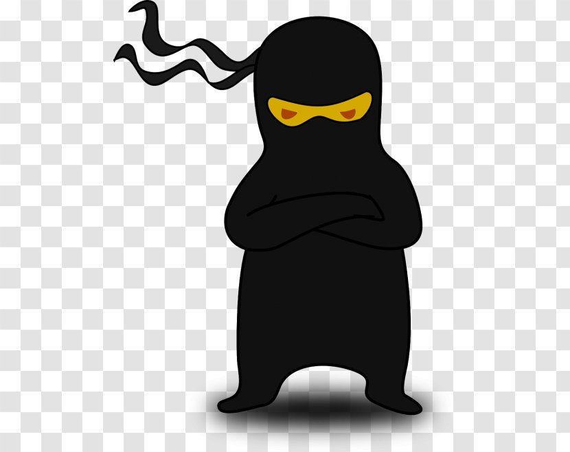 Ninja Cartoon - Flightless Bird - Beak King Penguin Transparent PNG