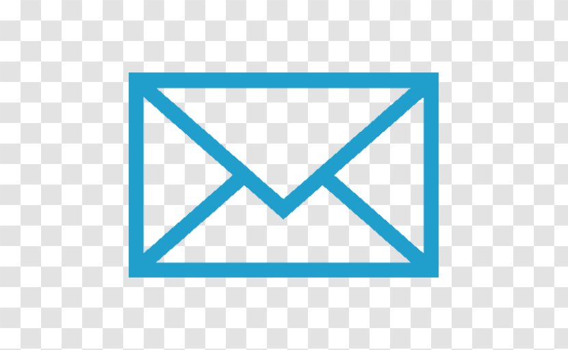 James Hirons Email Bounce Address Envelope - Azure Transparent PNG