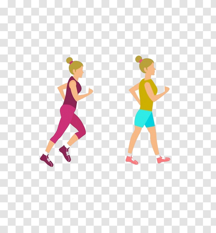Physical Exercise Fitness Centre Icon - Flat Design - Women Vector Transparent PNG