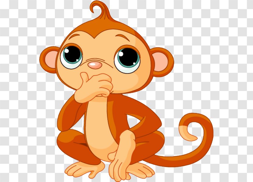 Baby Monkeys Royalty-free Clip Art - Tail - Monkey Transparent PNG