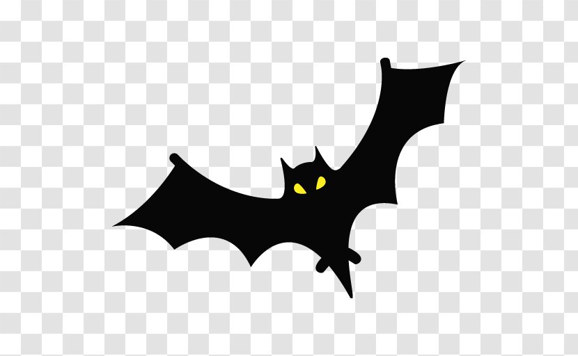 Halloween Giphy - Black - Bat Picture Transparent PNG