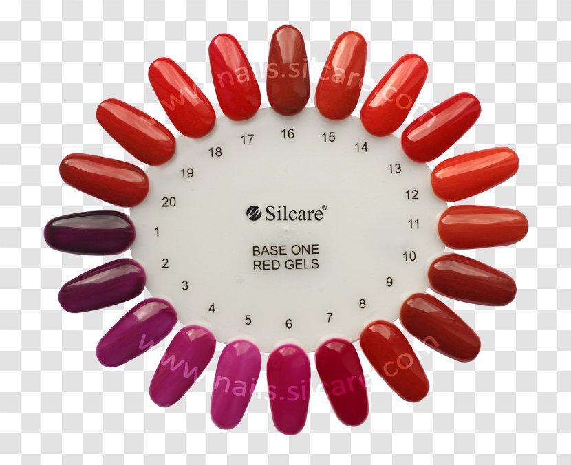 Gel Nail Color Red Lakier Hybrydowy - Gelred Transparent PNG