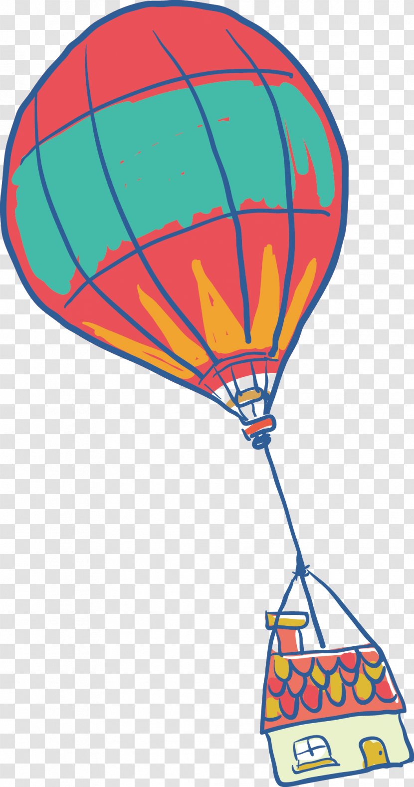 Balloon Phrase Clip Art - Parachute Vector Material Transparent PNG