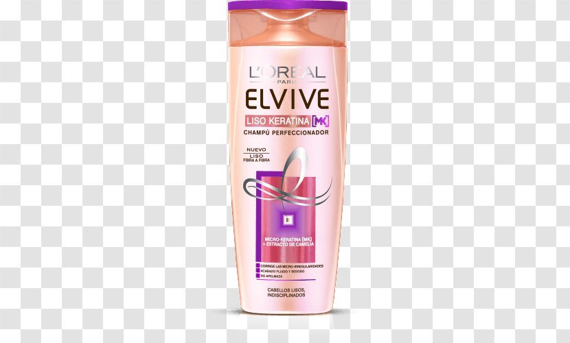 L'Oréal Elvive Smooth Keratin Shampoo Monoi Oil - Loreal Transparent PNG