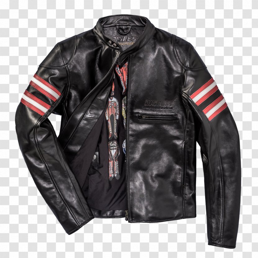 Dainese Store Manchester Motorcycle Clothing Leather Jacket - Black - The Diaries Transparent PNG