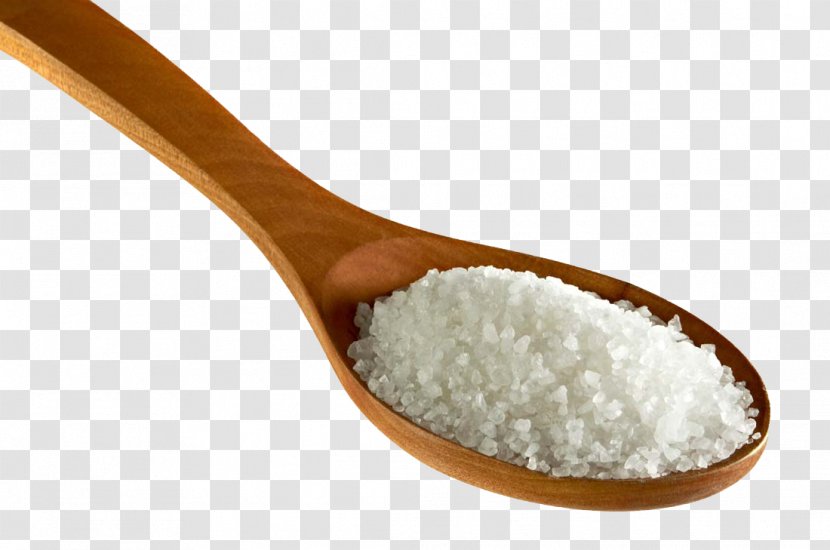Salt Spoon Food Drinking Sodium Chloride - Health - Rice Transparent PNG