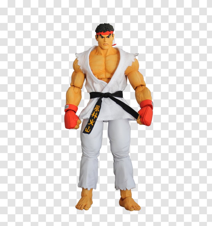 Super Street Fighter IV Ryu Sagat V - Action Figure Transparent PNG