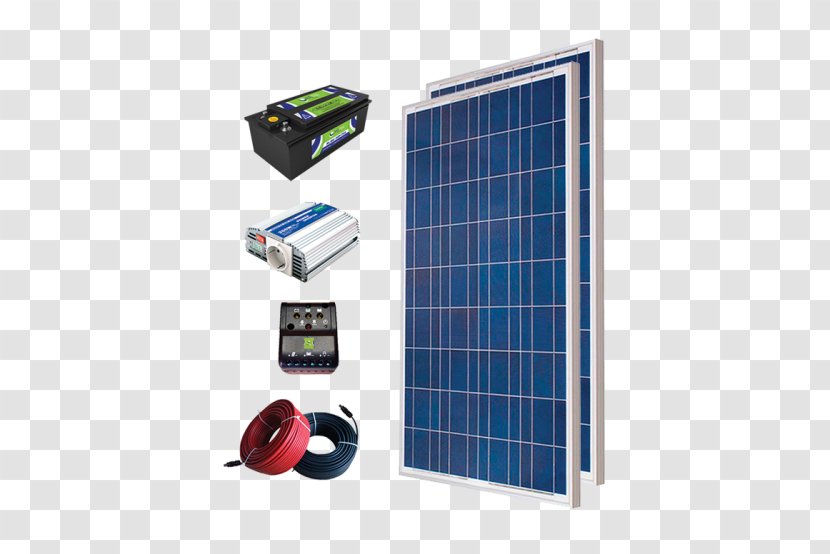Solar Energy Panels Electricity System - Battery Charger Transparent PNG