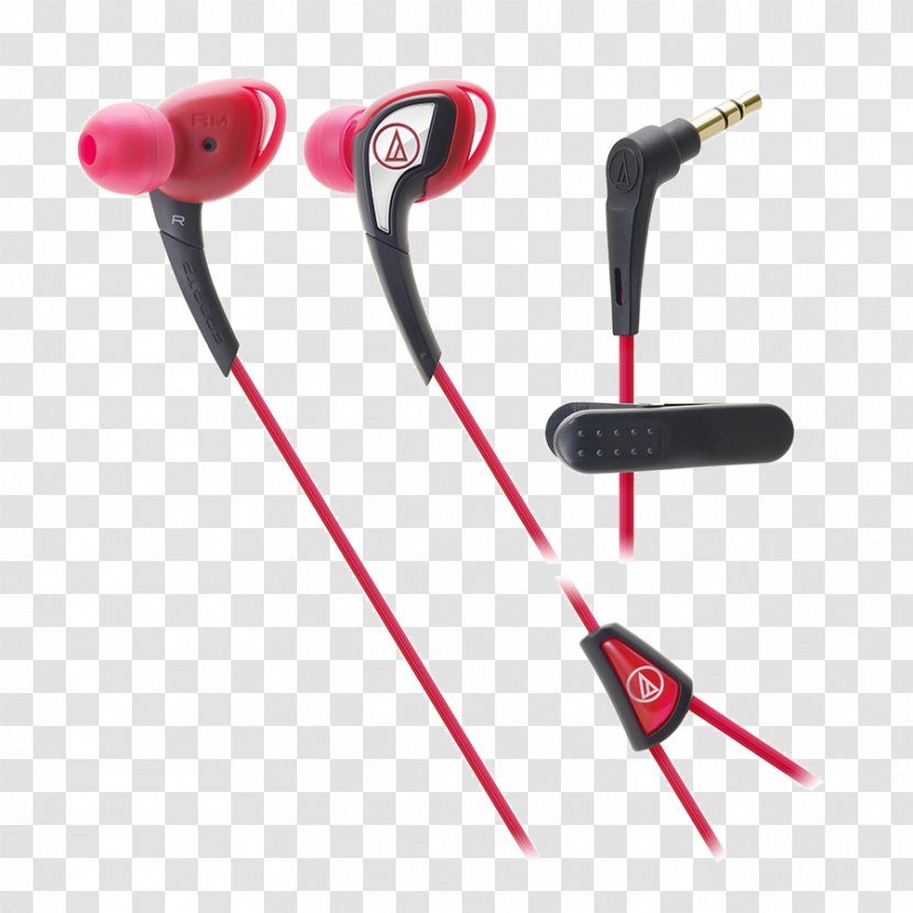 Audio-Technica SonicSport ATH-SPORT2 Headphones Microphone Bell'O BDH Ear - Headset Transparent PNG