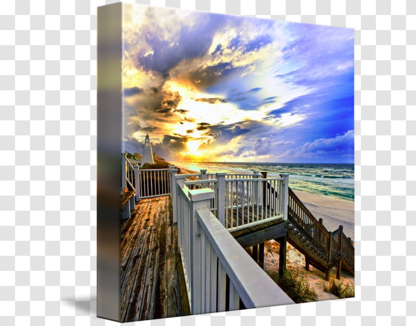 Gallery Wrap Shore Canvas Art Printmaking - Sky Plc - Beach Sunset Transparent PNG