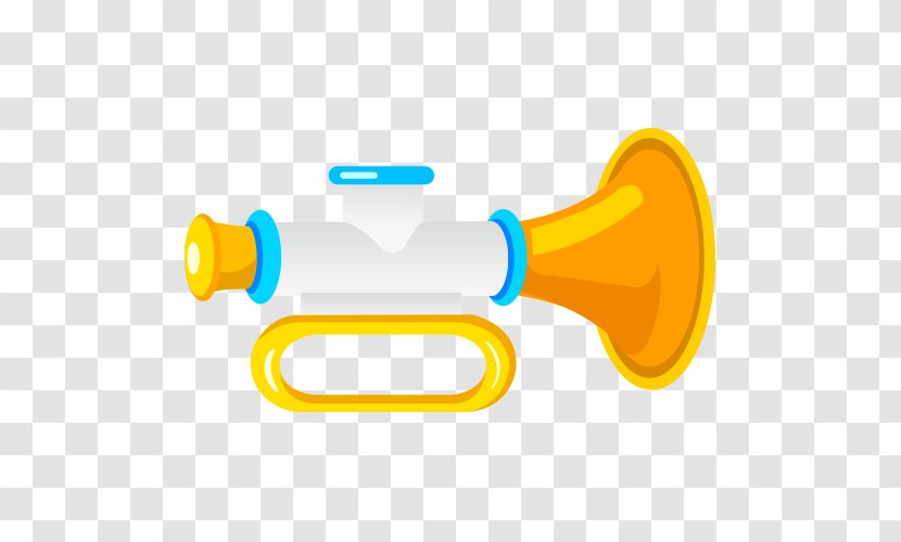 Loudspeaker Megaphone Trumpet - Watercolor - Children Vector Material Transparent PNG