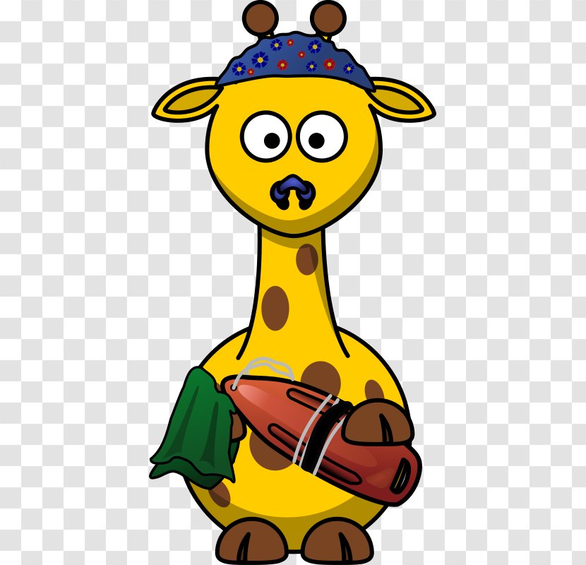 Giraffe Cartoon Stuffed Toy Clip Art - Christmas Transparent PNG