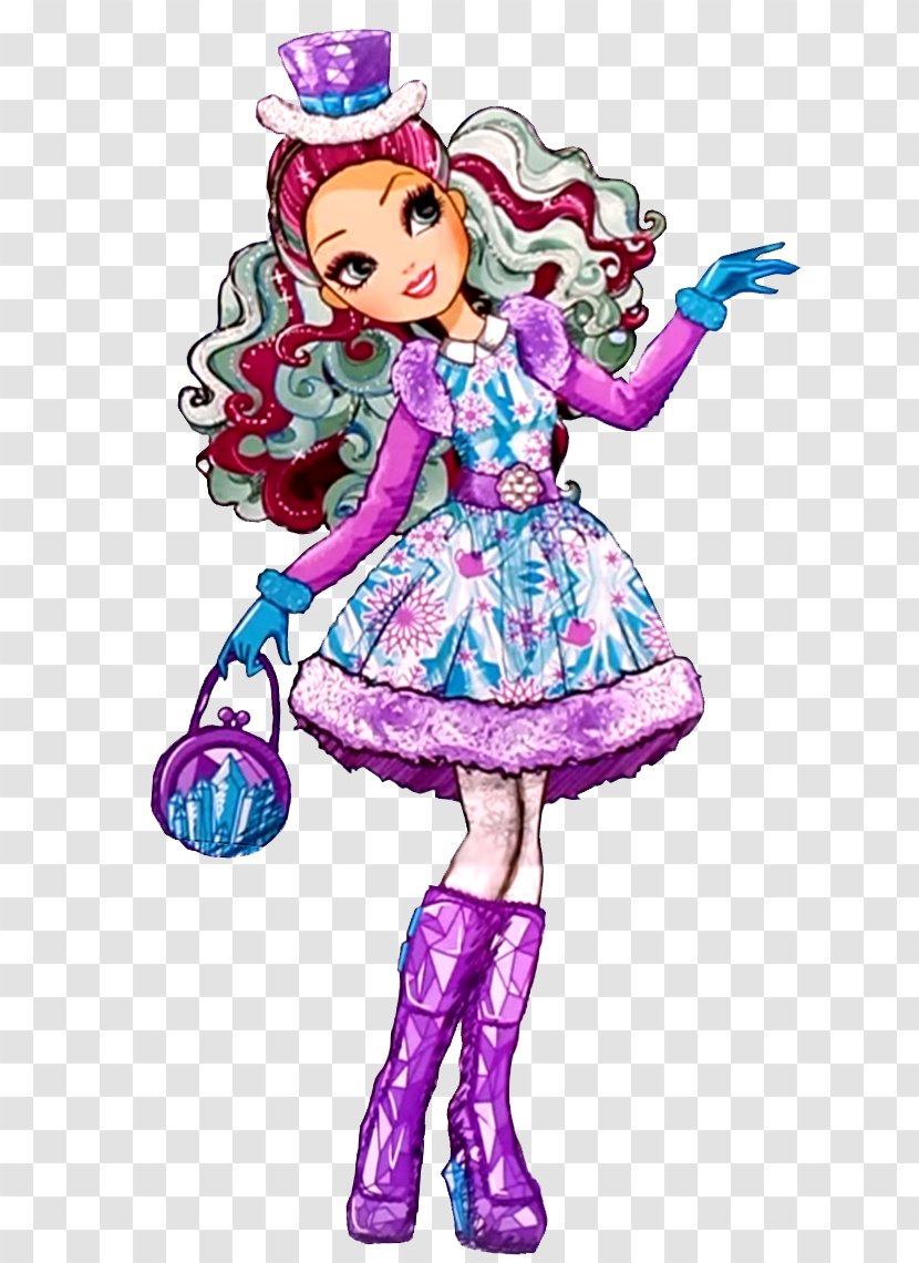 Mad Hatter Alice's Adventures In Wonderland Cleo DeNile Epic Winter: Ice Castle Quest Doll - Violet Transparent PNG