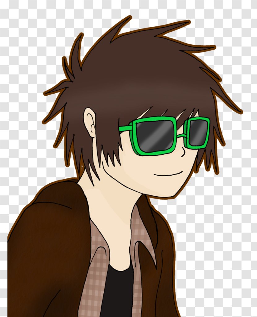 Sunglasses Black Hair Homo Sapiens - Flower - Glasses Transparent PNG