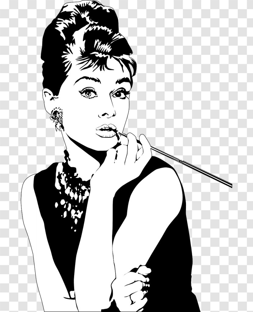 Designer Journal: With Quotes, Audrey Hepburn Fashion Journal Notebook Clip Art - Frame - Design Transparent PNG
