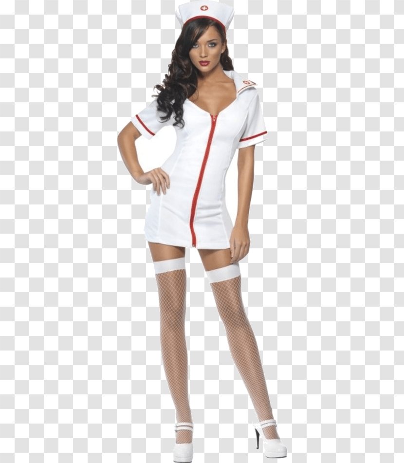 Costume Party Nurse Uniform Nursing Care Halloween - Cartoon - Dress Transparent PNG