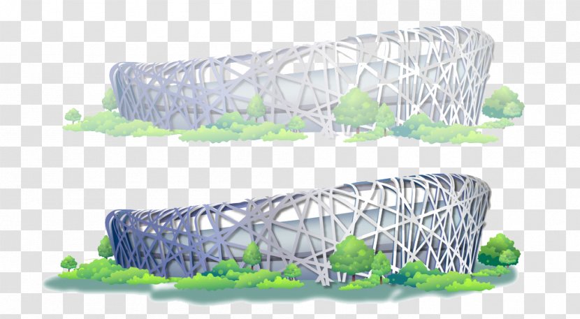 Beijing National Stadium Architecture - Grass - Nest Material Transparent PNG