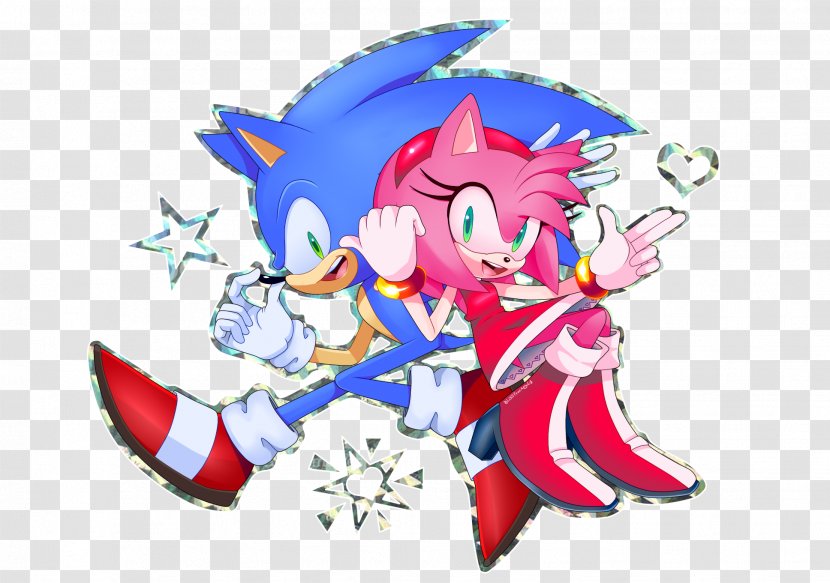 Sonic The Hedgehog Amy Rose Vector Crocodile Forces Wikia - Flower - Cute Transparent PNG