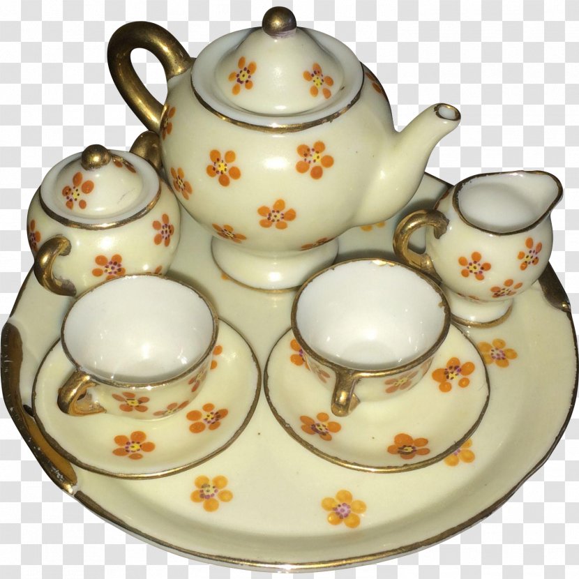Porcelain Tea Set Coffee Cup Saucer - Lusterware - Chinese Transparent PNG