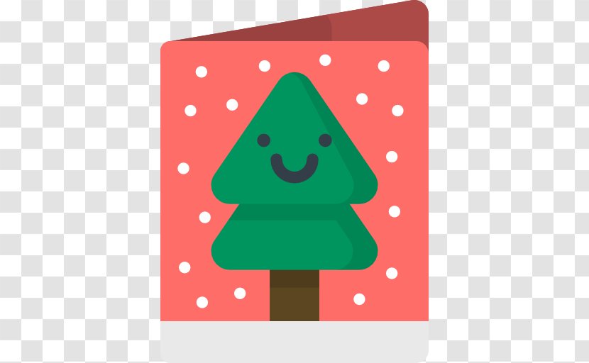 Christmas Tree Card Ornament - Cartoon - Holliday Mockup Transparent PNG