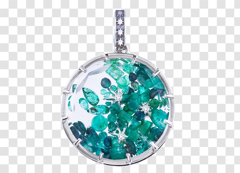 Emerald Jewellery Locket Turquoise Diamond - Jewelry Making Transparent PNG
