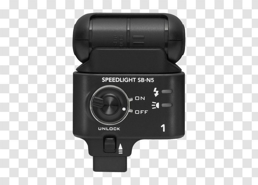 Nikon 1 V1 J1 SB N5 Camera Flashes Speedlight - Accessory Transparent PNG