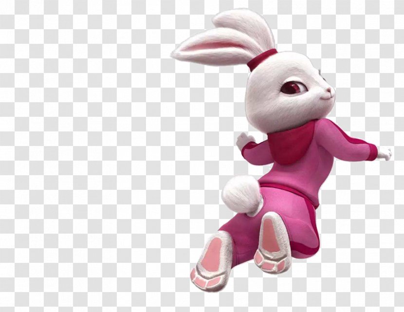 Rabbit Animation Illustration - Easter Bunny - Crazy Animal City Transparent PNG