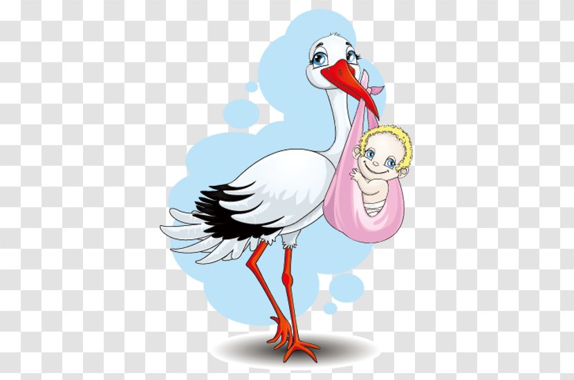 Child Animation Sticker Illustration - Beak - Crane Songzi Transparent PNG