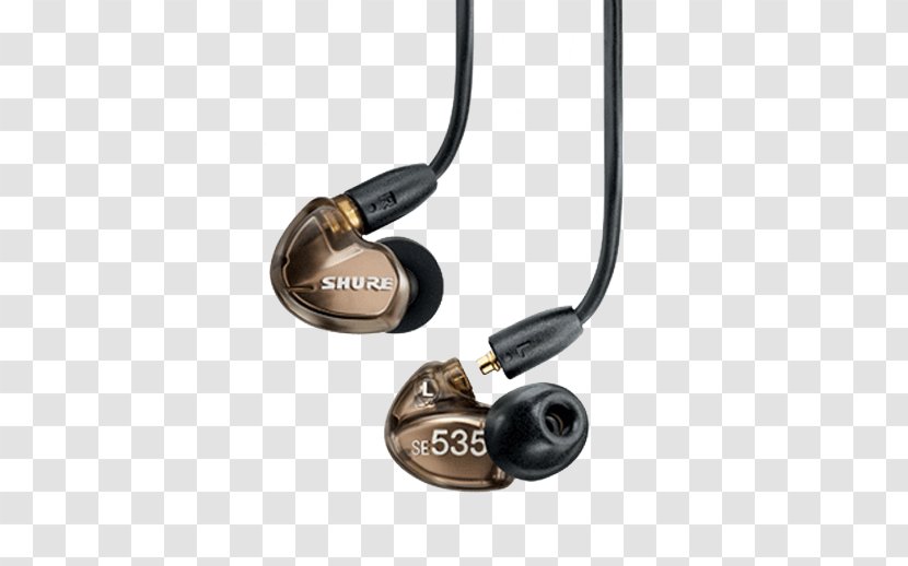 Shure SE535 Headphones Sound SE215 - Headset Transparent PNG