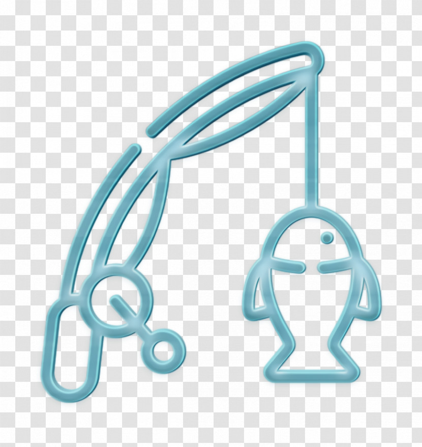 Fishing Icon Hobbies And Freetime Icon Fish Icon Transparent PNG