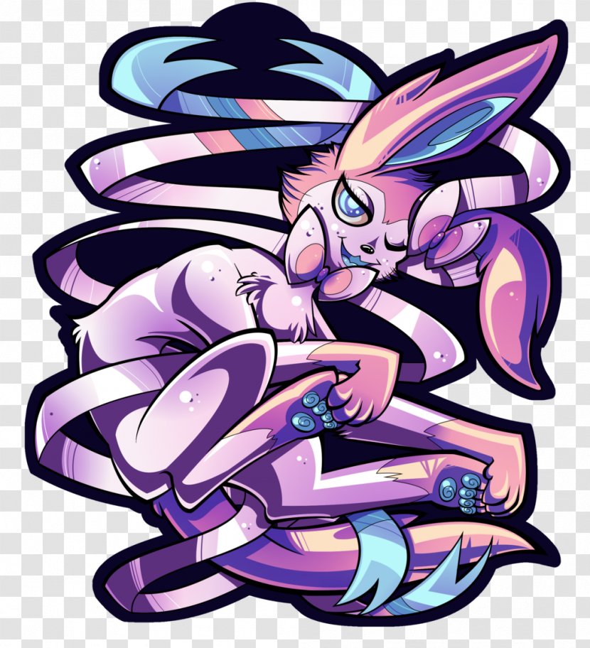 Sylveon Pokémon Art - Violet - Pokemon Transparent PNG