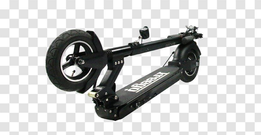 Wheel Electric Vehicle Kick Scooter - Frame - Foldable Skateboard Transparent PNG