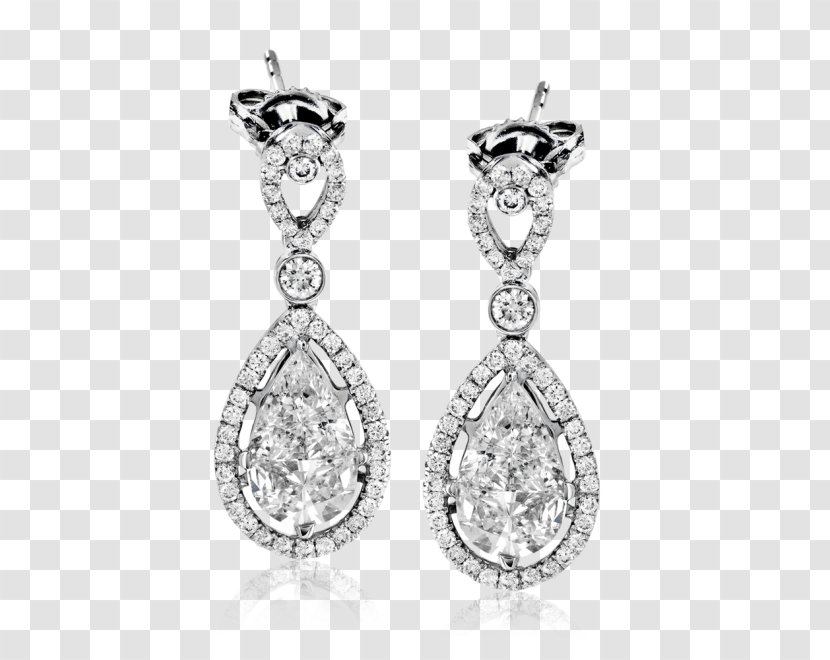 Earring Jewellery Diamond Gold Bling-bling Transparent PNG