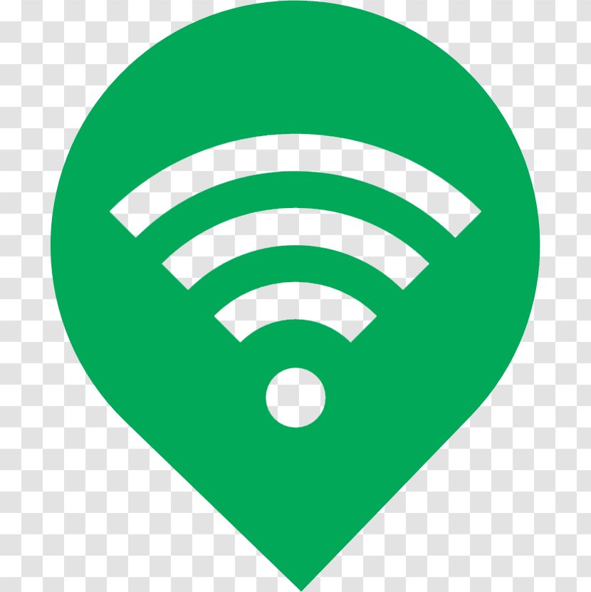 Wi-Fi Hotspot Sticker Icon - Green - Free Wifi Transparent PNG