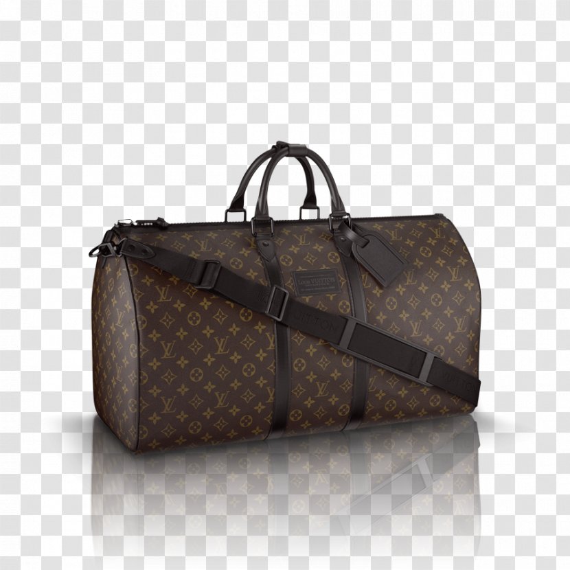 Louis Vuitton Keepall 45 Bandouliere Handbag Monogram - Bag Transparent PNG