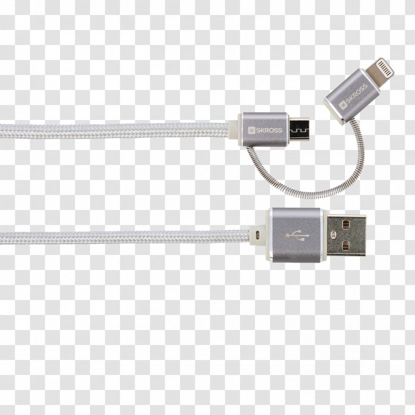 Battery Charger Micro-USB Data Cable Lightning - USB Transparent PNG