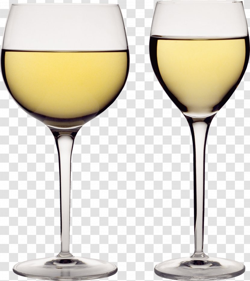 White Wine Red Champagne Glass - Stemware - Image Transparent PNG